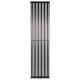 Дизайнерский вертикальный радиатор Betatherm Praktikum 501x2000x57 RAL 9005M Black