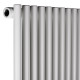 Дизайнерский вертикальный радиатор Betatherm Praktikum 501x2000x57 RAL 9016M White