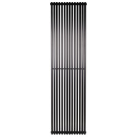 Дизайнерский вертикальный радиатор отопления Betatherm Praktikum 539x2000x79 RAL 9005M Black (BQ 2200/13 9005M 99)