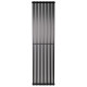 Дизайнерский вертикальный радиатор Betatherm Praktikum 539x2000x79 RAL 9005M Black