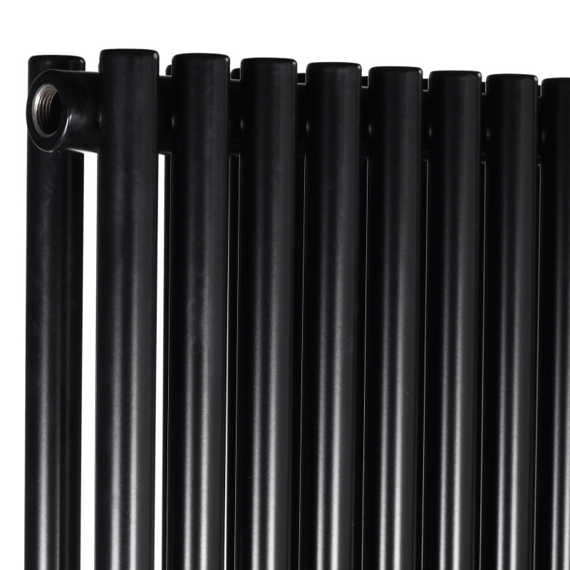 Дизайнерский вертикальный радиатор Betatherm Praktikum 539x2000x79 RAL 9005M Black