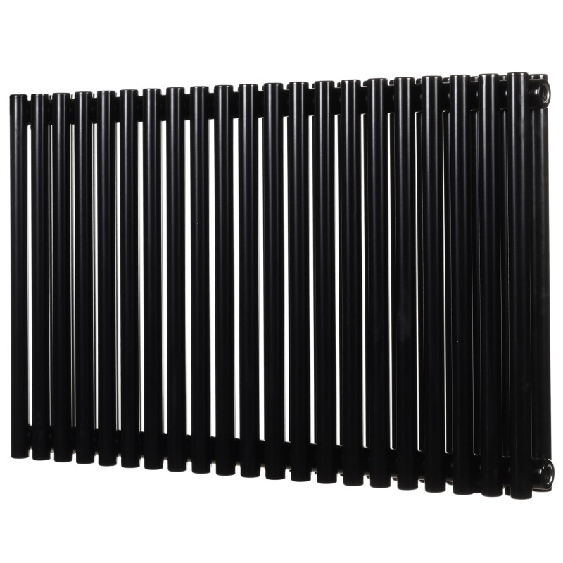 Дизайнерский горизонтальный радиатор отопления Betatherm Praktikum 805x500x79 RAL 9005M Black