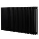Дизайнерский горизонтальный радиатор отопления Betatherm Praktikum 995x500x79 RAL 9005M Black