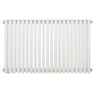 Дизайнерський горизонтальний радіатор Betatherm Praktikum 995x500x79 RAL 9016M White (PV 2050/26 9016M 88)