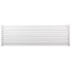 Дизайнерский горизонтальный радиатор Betatherm Quantum 1000x405x79 RAL 9016M White