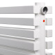 Дизайнерский горизонтальный радиатор Betatherm Quantum 1000x405x79 RAL 9016M White
