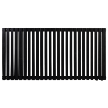 Дизайнерский горизонтальный радиатор отопления Betatherm Quantum 1005x500x79 RAL 9005M Black (BQ 2050/25 9005M 88)