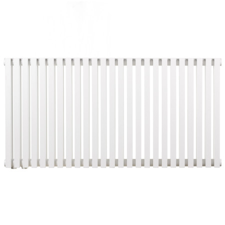 Дизайнерский горизонтальный радиатор отопления Betatherm Quantum 1005x500x79 RAL 9016M White (BQ 2050/25 9016M 88)