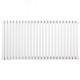 Дизайнерский горизонтальный радиатор отопления Betatherm Quantum 1005x500x79 RAL 9016M White 