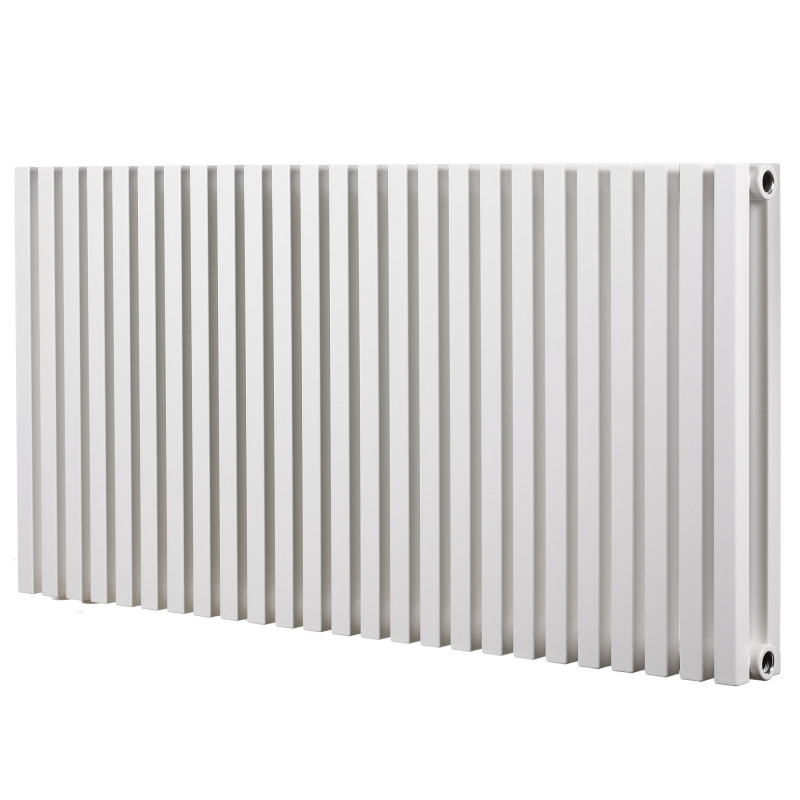 Дизайнерский горизонтальный радиатор отопления Betatherm Quantum 1005x500x79 RAL 9016M White 