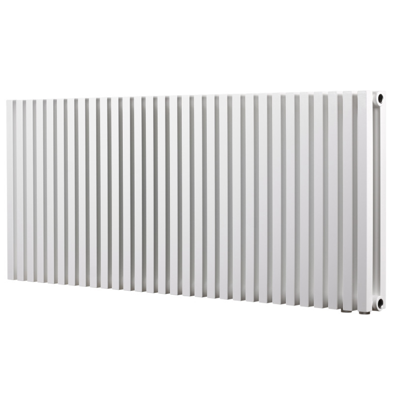 Дизайнерский горизонтальный радиатор отопления Betatherm Quantum 1205x500x79 RAL 9016M White