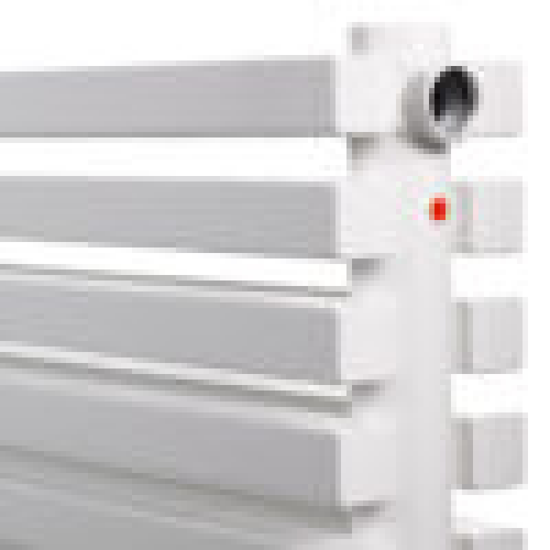 Дизайнерський горизонтальний радіатор Betatherm Quantum 1600x405x79 RAL 9016M White