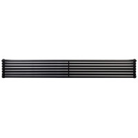 Дизайнерський горизонтальний радіатор опалення Betatherm Quantum 1600x285x79 RAL 9005M Black (BQH 2160/07 9005M 34)