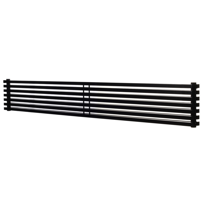Дизайнерський горизонтальний радіатор Betatherm Quantum 1600x285x79 RAL 9005M Black
