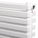 Дизайнерский горизонтальный радиатор Betatherm Quantum 1600x285x79 RAL 9016M White