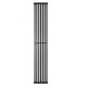 Дизайнерский вертикальный радиатор Betatherm Quantum 285x1800x79 RAL 9005M Black