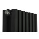 Дизайнерский вертикальный радиатор Betatherm Quantum 285x1800x79 RAL 9005M Black