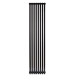 Дизайнерский вертикальный радиатор отопления Betatherm Quantum 325x1500x79 RAL 9005M Black
