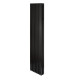 Дизайнерский вертикальный радиатор отопления Betatherm Quantum 325x1500x79 RAL 9005M Black