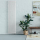 Дизайнерский вертикальный радиатор отопления Betatherm Quantum 325x1500x79 RAL 9016M White