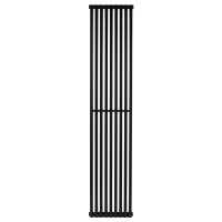 Дизайнерский вертикальный радиатор отопления Betatherm Quantum 365x1800x79 RAL 9005M Black (BQ 1800/9 9005M 34)