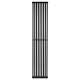 Дизайнерский вертикальный радиатор отопления Betatherm Quantum 365x1800x79 RAL 9005M Black