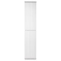 Дизайнерский вертикальный радиатор отопления Betatherm Quantum 365x1800x79 RAL 9016M White (BQ 1800/9 9016M 34)