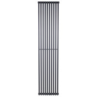 Дизайнерский вертикальный радиатор отопления Betatherm Quantum 405x1800x57 RAL 7024M Grafite Gray (BQ 1180/10 7024M 99)