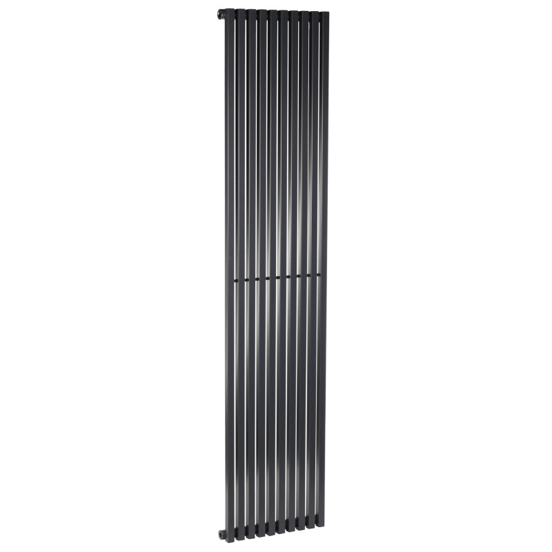 Дизайнерський вертикальний радіатор опалення Betatherm Quantum 405x1800x57 RAL 7024M Grafite Gray