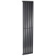 Дизайнерський вертикальний радіатор опалення Betatherm Quantum 405x1800x57 RAL 7024M Grafite Gray