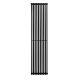 Дизайнерский вертикальный радиатор отопления Betatherm Quantum 405x1800x57 RAL 9005M Black