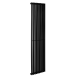 Дизайнерский вертикальный радиатор отопления Betatherm Quantum 405x1800x57 RAL 9005M Black