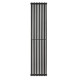 Дизайнерский вертикальный радиатор Betatherm Quantum 405x1800x79 RAL 9005M Black