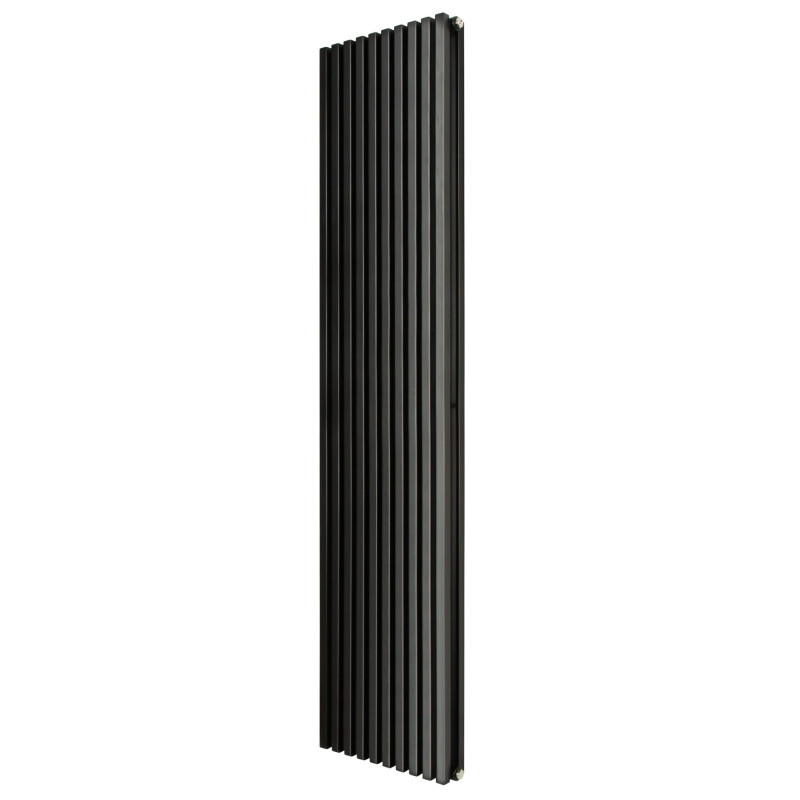Дизайнерский вертикальный радиатор Betatherm Quantum 405x1800x79 RAL 9005M Black