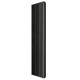 Дизайнерский вертикальный радиатор Betatherm Quantum 405x1800x79 RAL 9005M Black