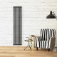 Дизайнерский вертикальный радиатор Betatherm Quantum 405x1800x79 RAL 9005M Black