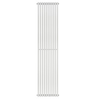 Дизайнерский вертикальный радиатор отопления Betatherm Quantum 405x1800x79 RAL 9016M White (BQ 2180/10 9016M 99)