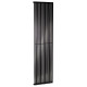 Дизайнерский вертикальный радиатор отопления Betatherm Quantum 525x2000x79 RAL 9005M Black