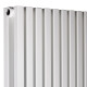 Дизайнерский вертикальный радиатор отопления Betatherm Quantum 525x2000x79 RAL 9016M White