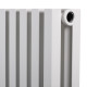 Дизайнерский горизонтальный радиатор отопления Betatherm Quantum 845x500x79 RAL 9016M White
