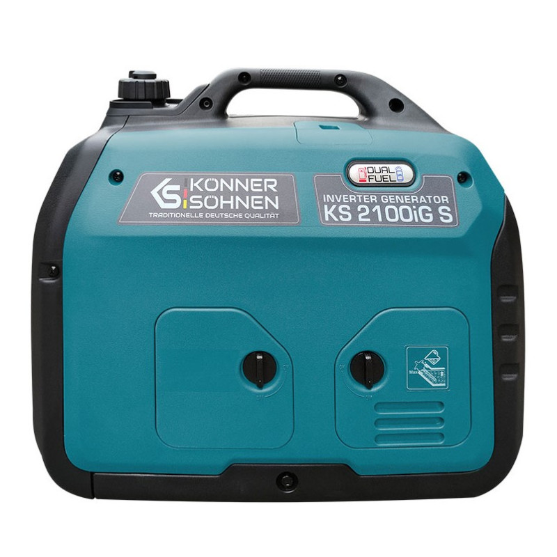 Инверторный комбинированный генератор (газ-бензин) Konner&Sohnen KS 2100iG S