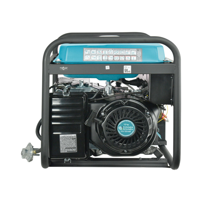 Комбинированный генератор (газ-бензин) Konner&Sohnen KS 7000E G