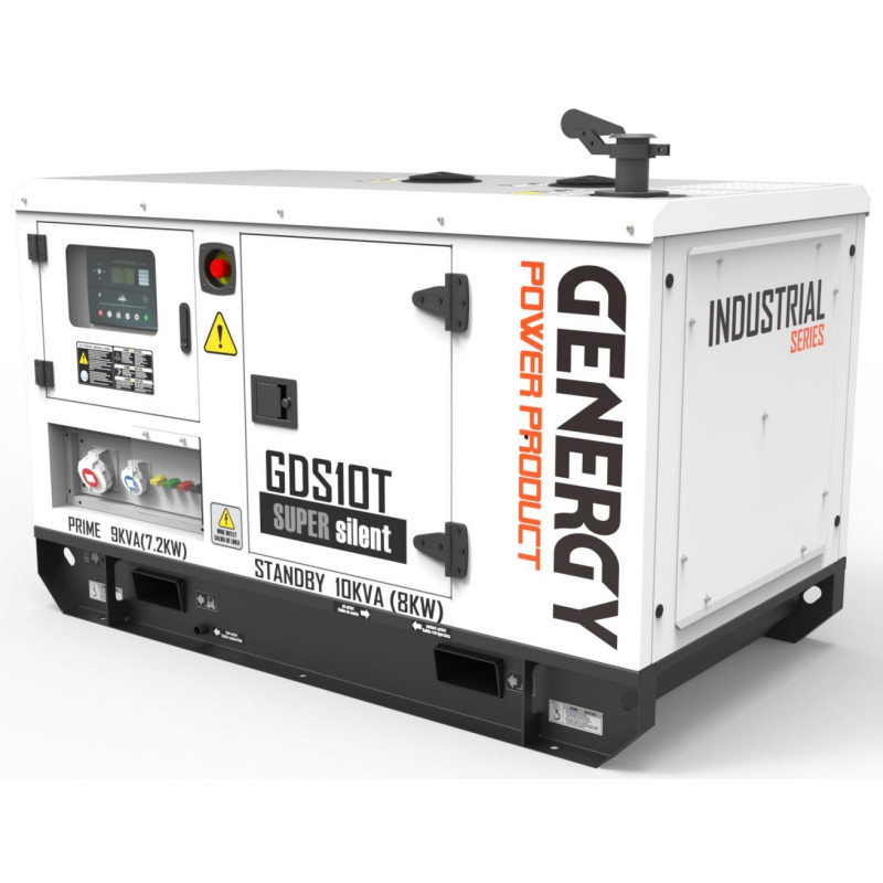 Генератор дизельний GENERGY GDS10T SUPER Silent 10KVA 8KW 400V/230V