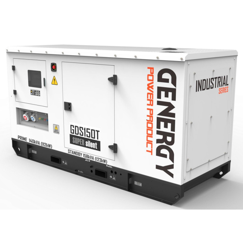 Генератор дизельний GENERGY GDS150T SUPER Silent 158KVA 123KW 400/230V