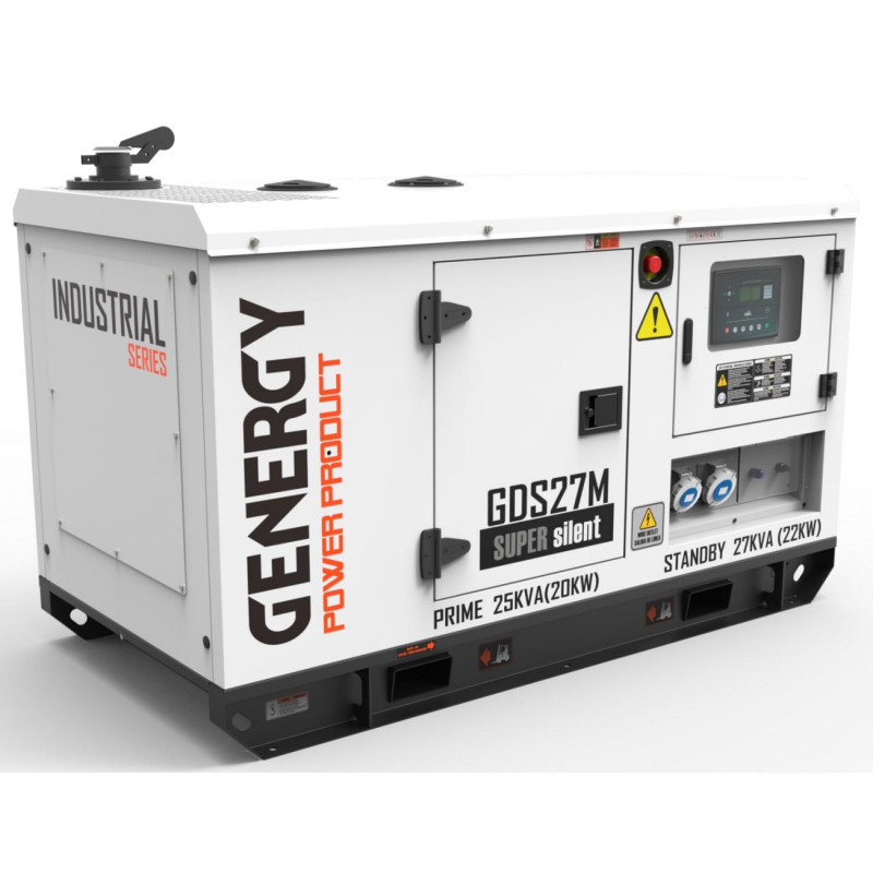 Генератор дизельный GENERGY GDS27M SUPER Silent 27KVA 22KW 230V
